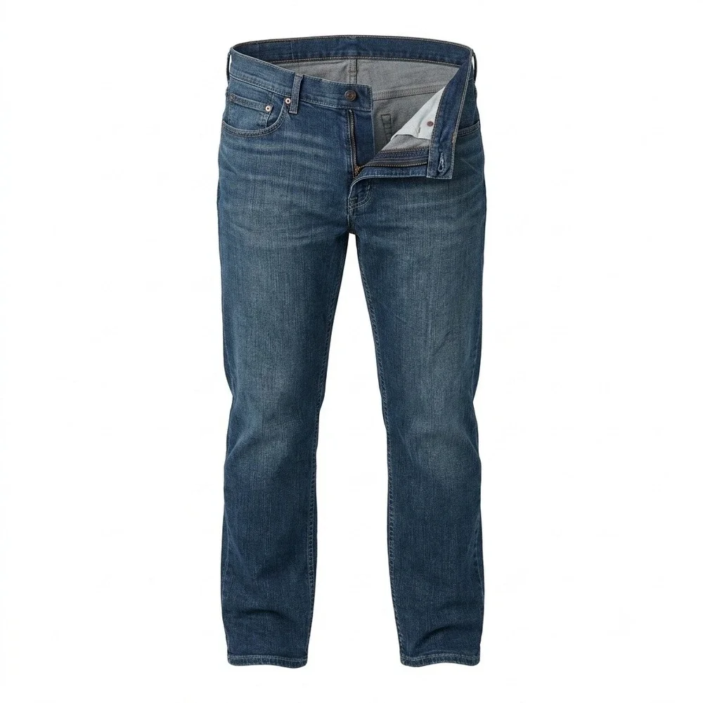 Levis 505 Regular Fit Mens Jeans 38x29 Medium Wash Blue Straight Leg Denim